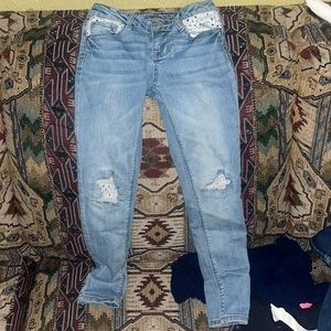 Girls 6x ripped jeans